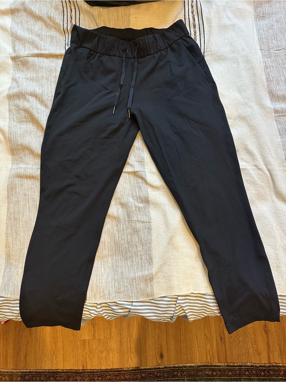 lululemon athletica Black Relaxed Track Joggers